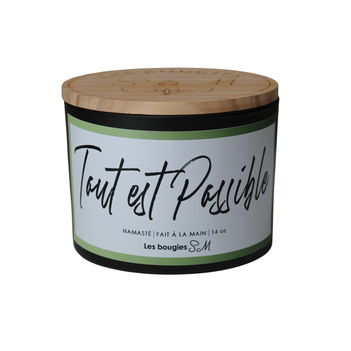 Bougie Pensée positive - Tout est Possible