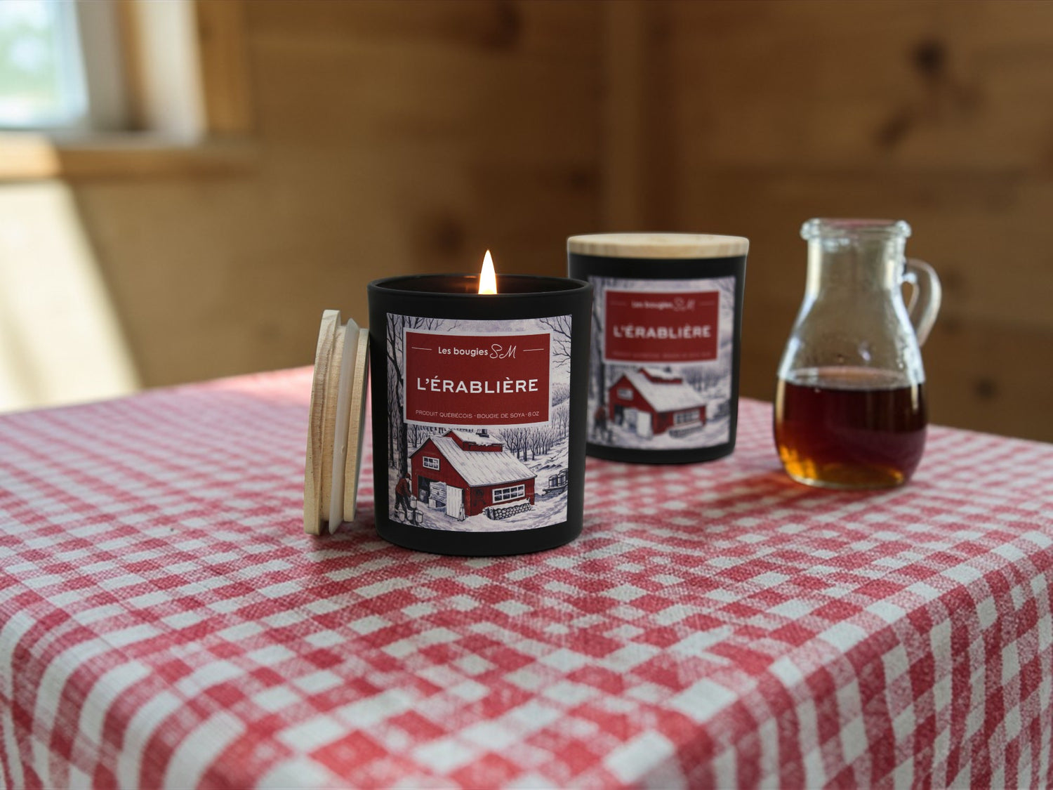 Bougie L’Érablière —  L’odeur du temps des sucres